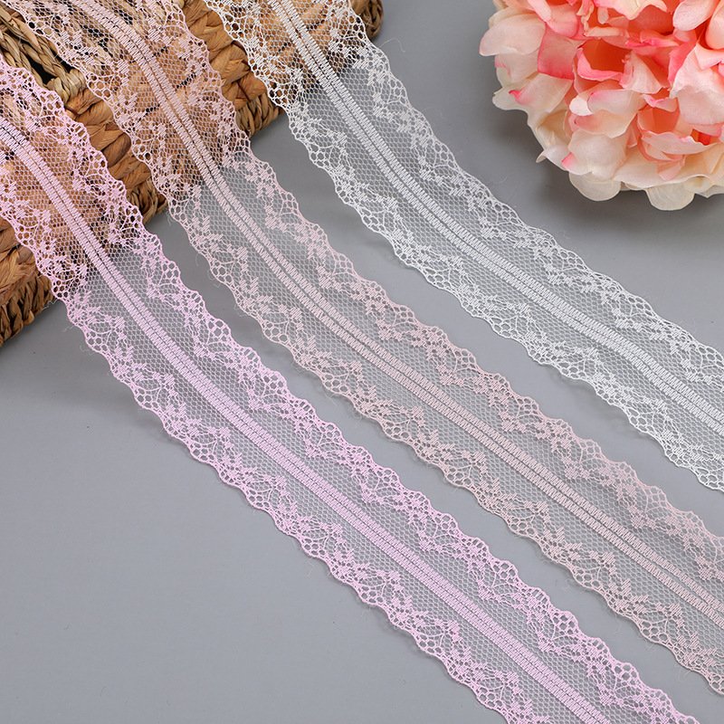 LS689 Color Non-stretch Lace Trimming Bilateral Rice-shape Lace Trim Clothing Accessories For Lingerie Decoration