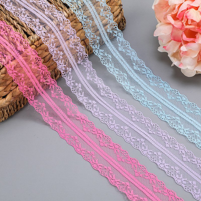 LS689 Color Non-stretch Lace Trimming Bilateral Rice-shape Lace Trim Clothing Accessories For Lingerie Decoration