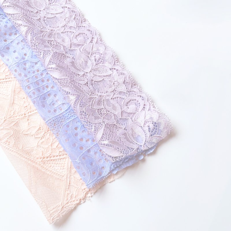 Lace Trim for Women Dress Clothing Skirt Collar Underwear Bra Accessories Nylon Spandex Elastic Colorful Knitting Width 15 Cm