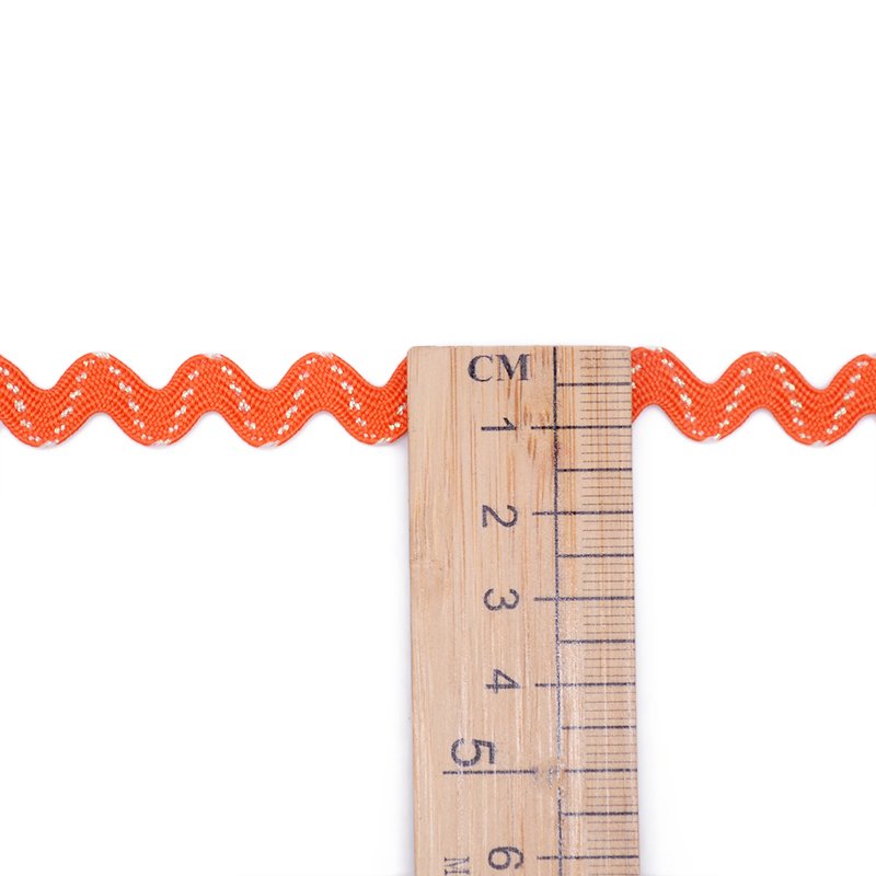 Wholesale China supplier 12mm polyester zigzag trimming lace baby Ric Rac trim