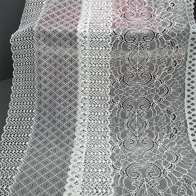 TUTON Custom French Elastic Lace 17.5 CM/20 CM Trim Wholesale For Lingerie