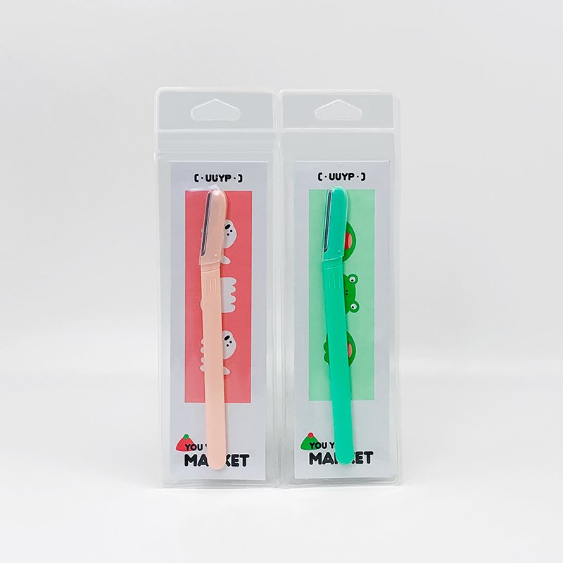 Quality Design Private Label Logo Facial Hair Remover Shaving Blade Women Face And Body Safe Trimmer Safe Eyebrow Trimmer