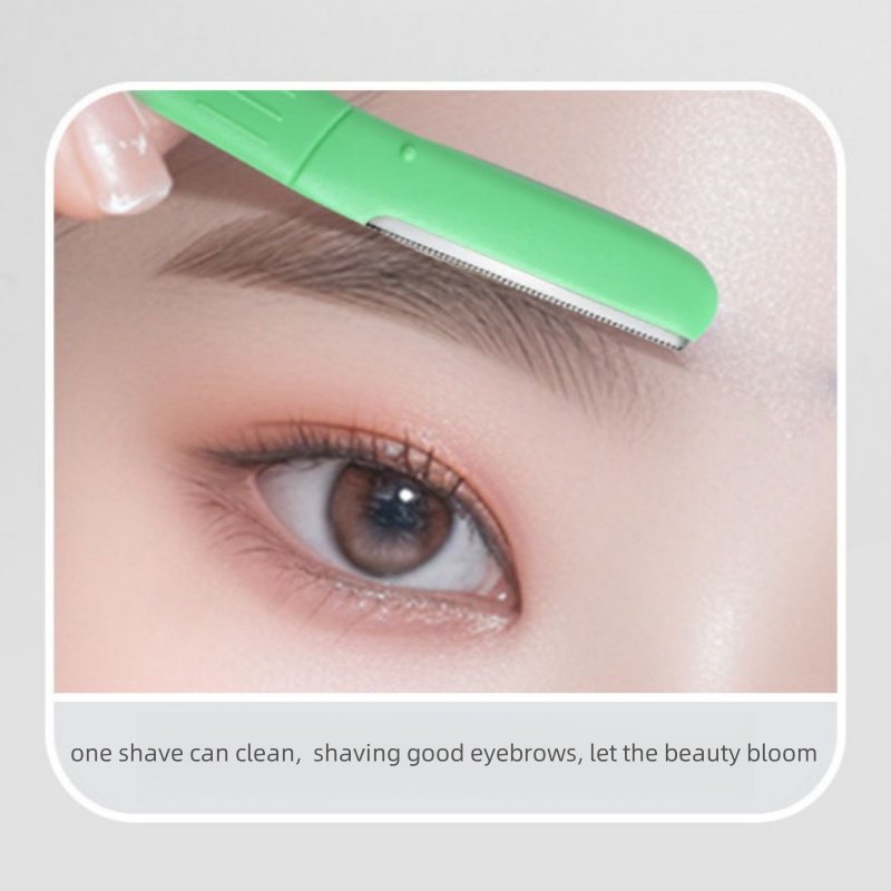 Quality Design Private Label Logo Facial Hair Remover Shaving Blade Women Face And Body Safe Trimmer Safe Eyebrow Trimmer