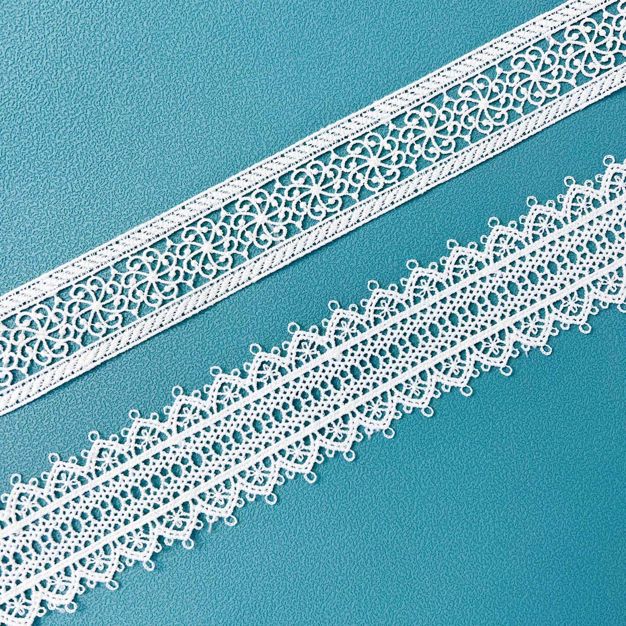 Wholesale of high-quality African lace ultra fine embroidery water-soluble lace trims