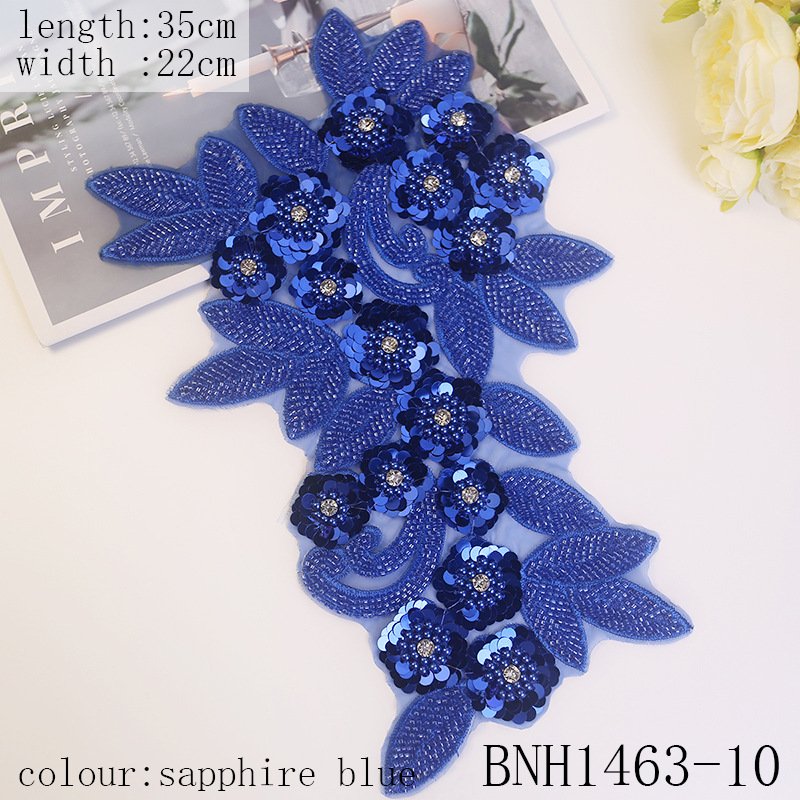 Beautiful Shiny Sequined Gold Embroidery Border Net Lace Trim