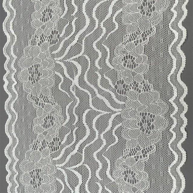 TUTON Bridal Lace Supplier French Lace Narrow Wide 18 CM/20 CM Elastic Lace Trim