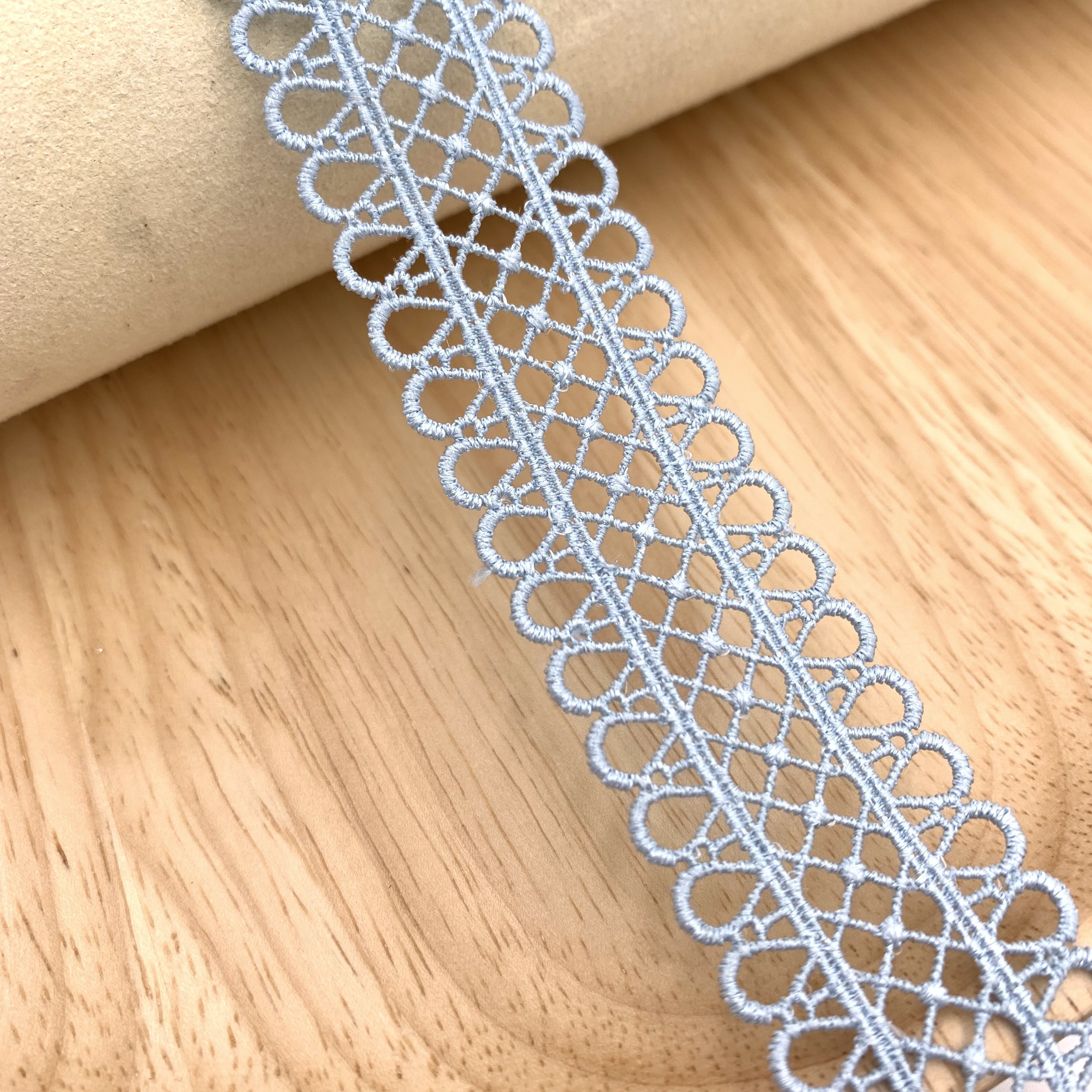 Factory Wholesale Luxury Colors Chemical Lace Water Soluble Polyester Trim Lace