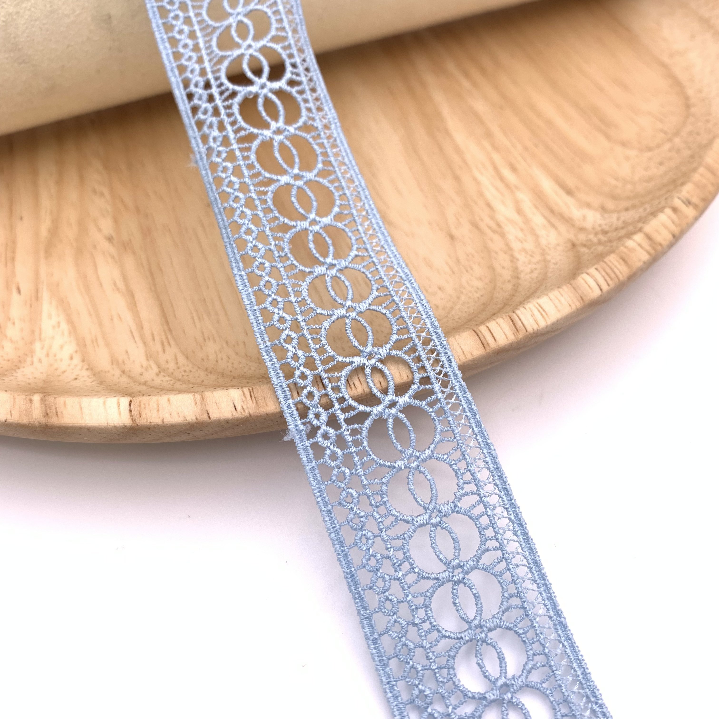 Factory Wholesale Luxury Colors Chemical Lace Water Soluble Polyester Trim Lace