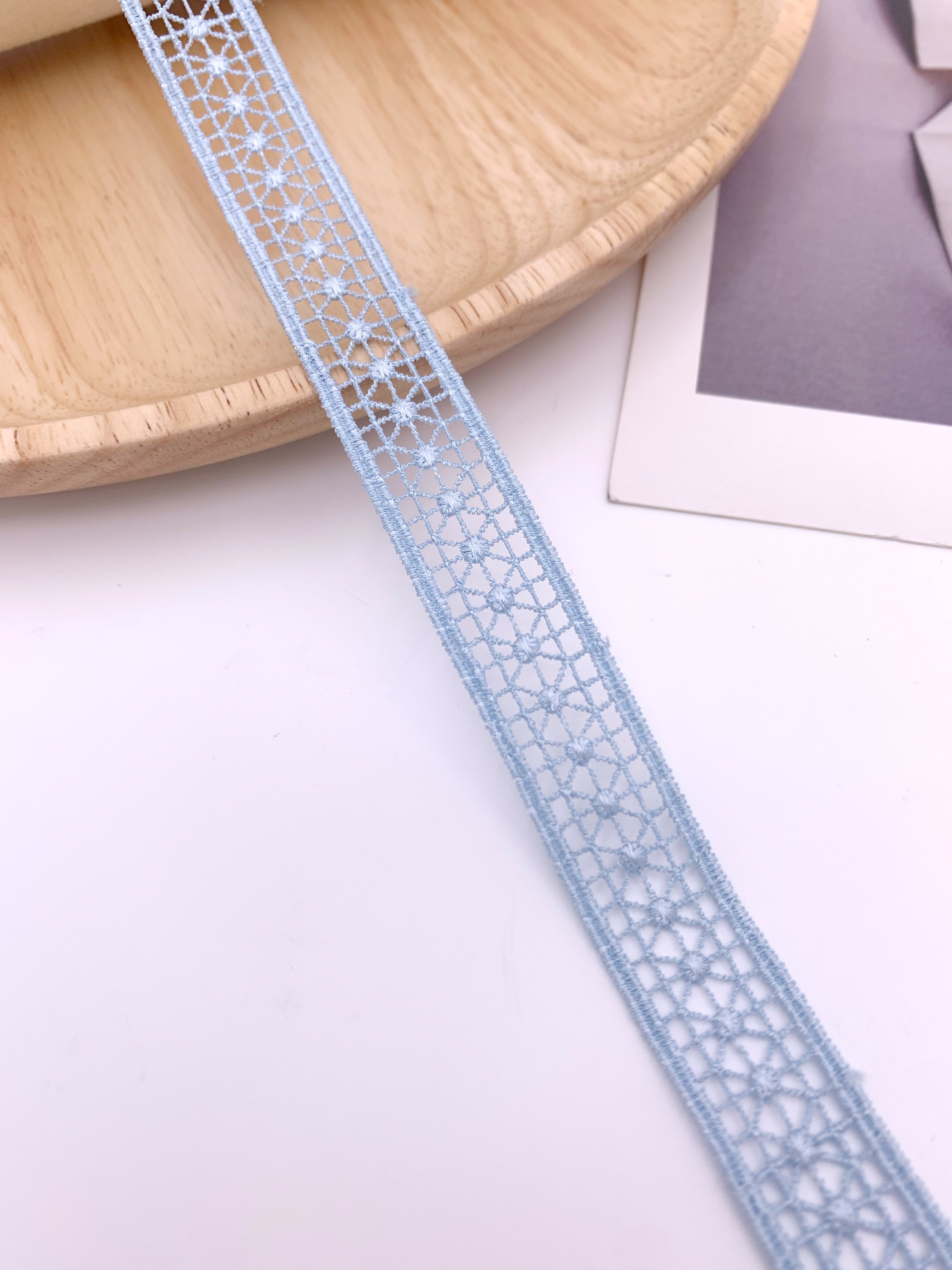 Factory Wholesale Luxury Colors Chemical Lace Water Soluble Polyester Trim Lace