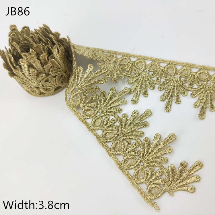Exquisite Original Vision Lace Ribbon Trim JB86 Quality Metallic Metal Material for Wedding Curtain Decoration New Hot Products