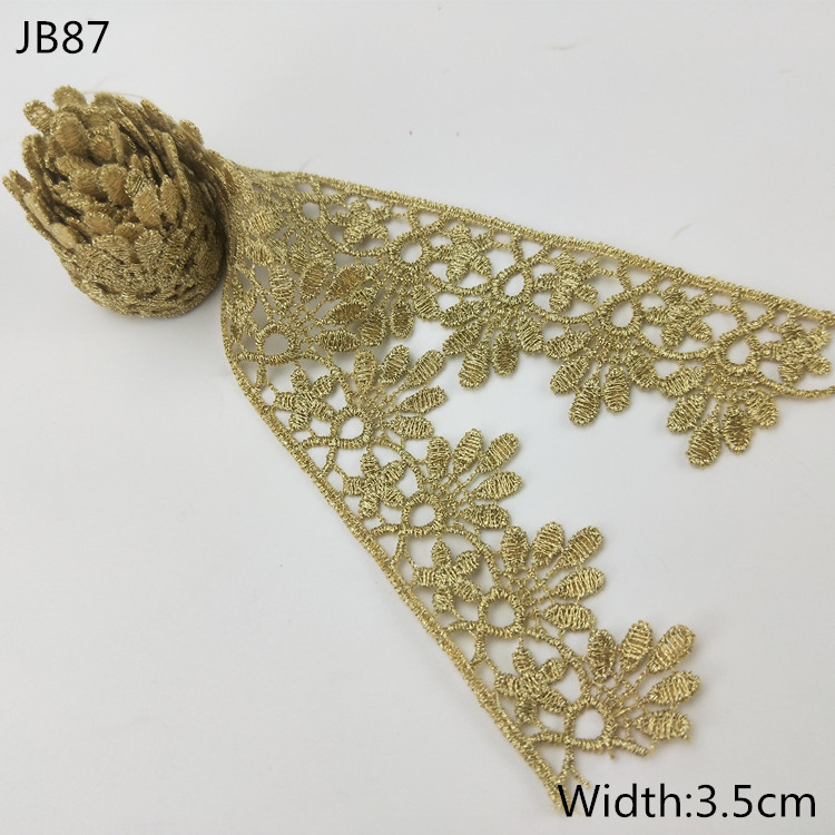 Exquisite Original Vision Lace Ribbon Trim JB86 Quality Metallic Metal Material for Wedding Curtain Decoration New Hot Products