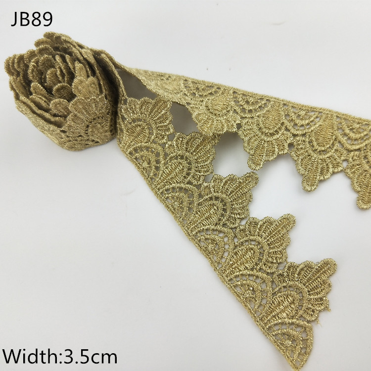 Exquisite Original Vision Lace Ribbon Trim JB86 Quality Metallic Metal Material for Wedding Curtain Decoration New Hot Products