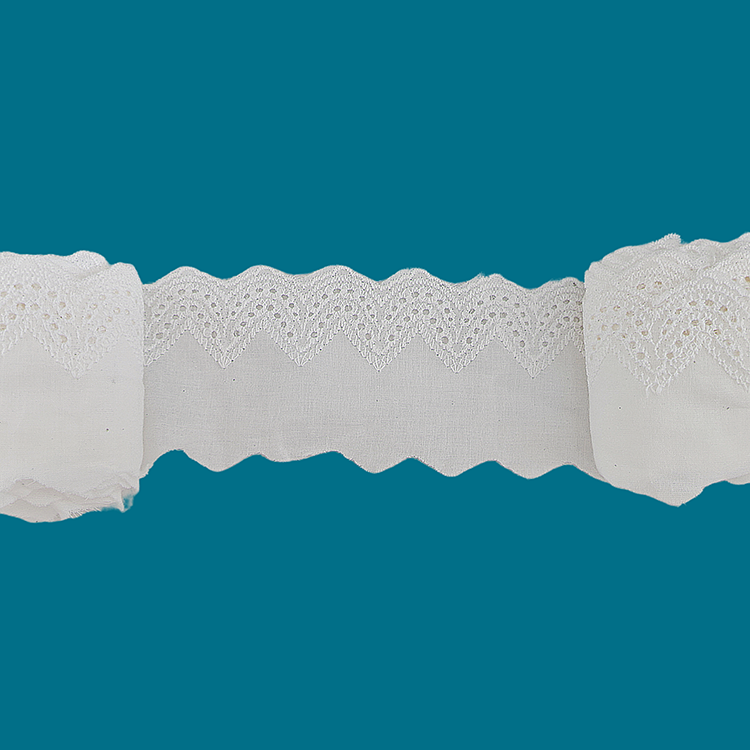 Wholesale french cotton lace Trim for wedding dress lace ribbon Sewing embroideries clothing accessories