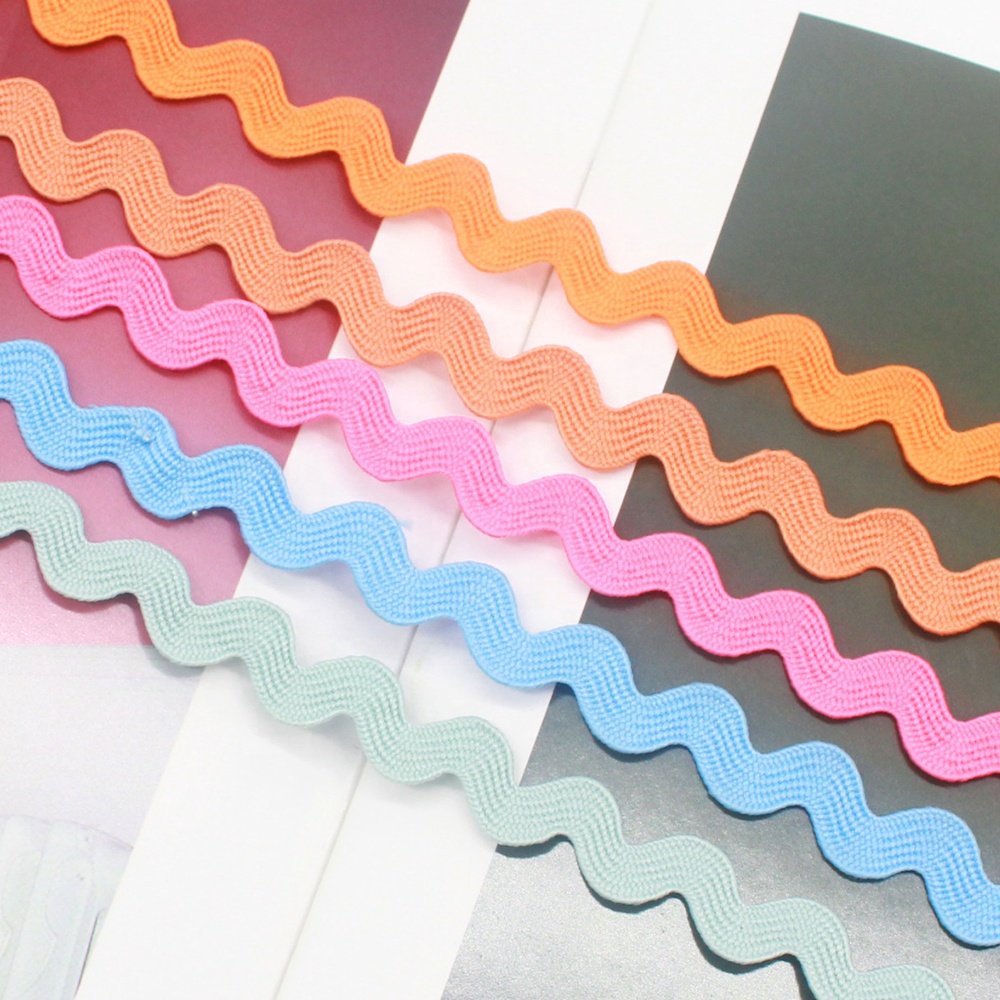 Wholesale Zig Zag Ribbon Polyester Ric Rac Trimming