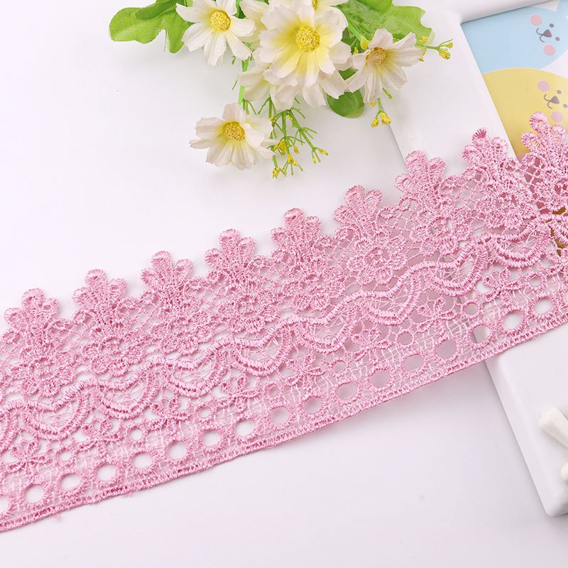 Manufacturer Wholesale Hot Sale Polyester Embroidery Trimming Lace