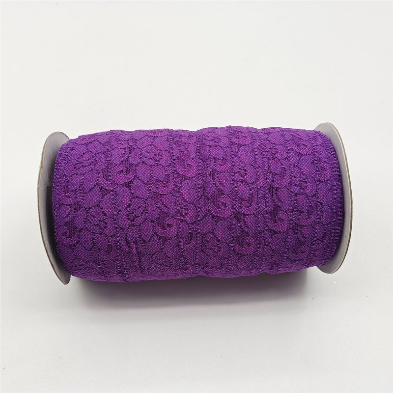 1.5inch 4cm Colorful Stretch Eyelash Lace Trim Elastic Embroidery Lace Trim For Lingerie Hair Accessories