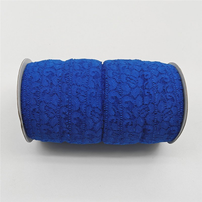 1.5inch 4cm Colorful Stretch Eyelash Lace Trim Elastic Embroidery Lace Trim For Lingerie Hair Accessories