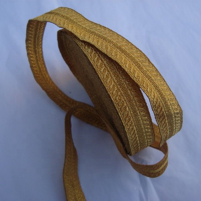 Gold Metallic Thread braids/Gold Lace/Gold Ribbon braids