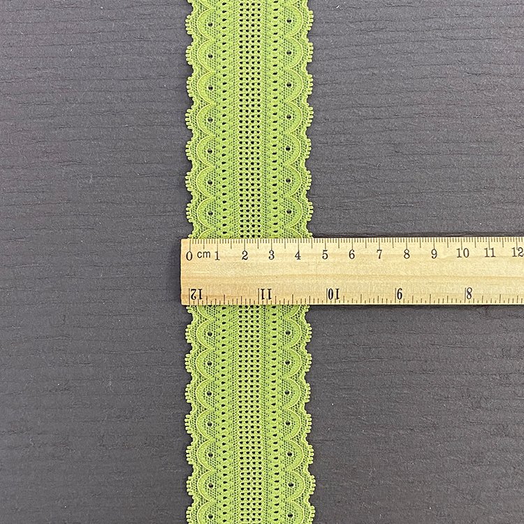 High Quality Stretch Lace Trim 5.2Cm Nylon Lace Fabric Nylon Spandex Lace For Bra And Underwear Wedding Decoration