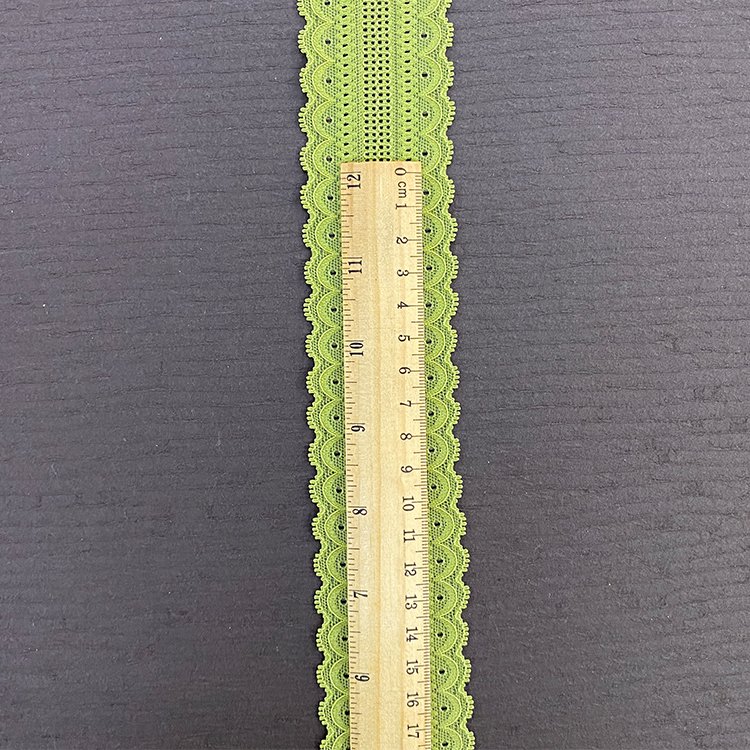 High Quality Stretch Lace Trim 5.2Cm Nylon Lace Fabric Nylon Spandex Lace For Bra And Underwear Wedding Decoration