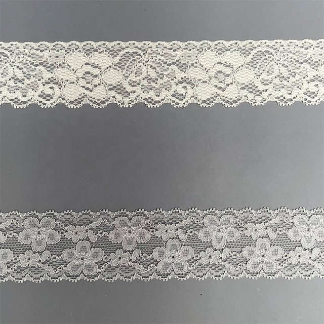 TUTON Custom French Elastic Lace 2.4/3.5/3.7 CM Trim For Lingerie