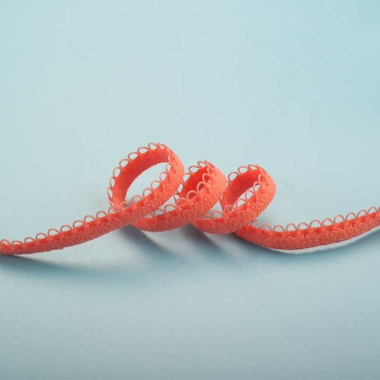 5mm flexibility Breathable Crescent fancy Multi color New trend trim Ultra thin Nylon lace elastic lifting strap Webbing Strap