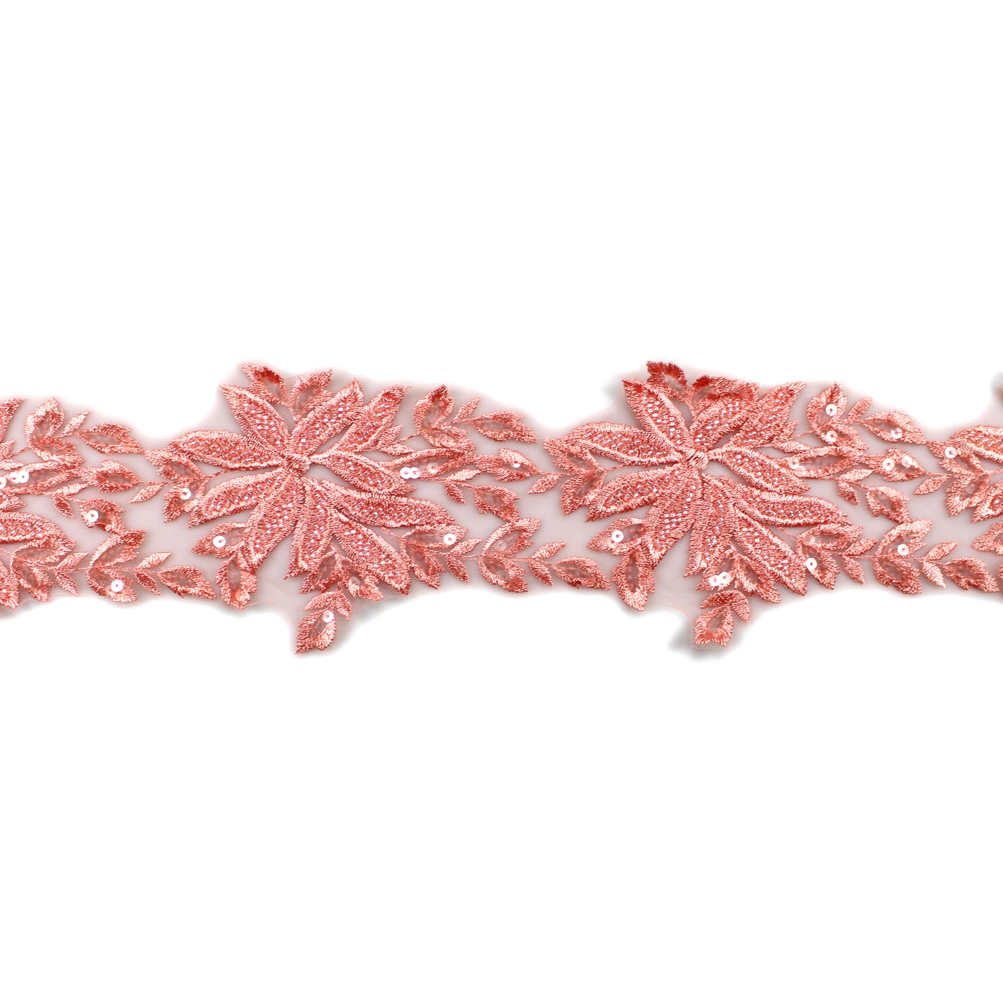 Hand-sewn beads lace handmade clothing accessories lace trim handmade beaded decorative accessories materials