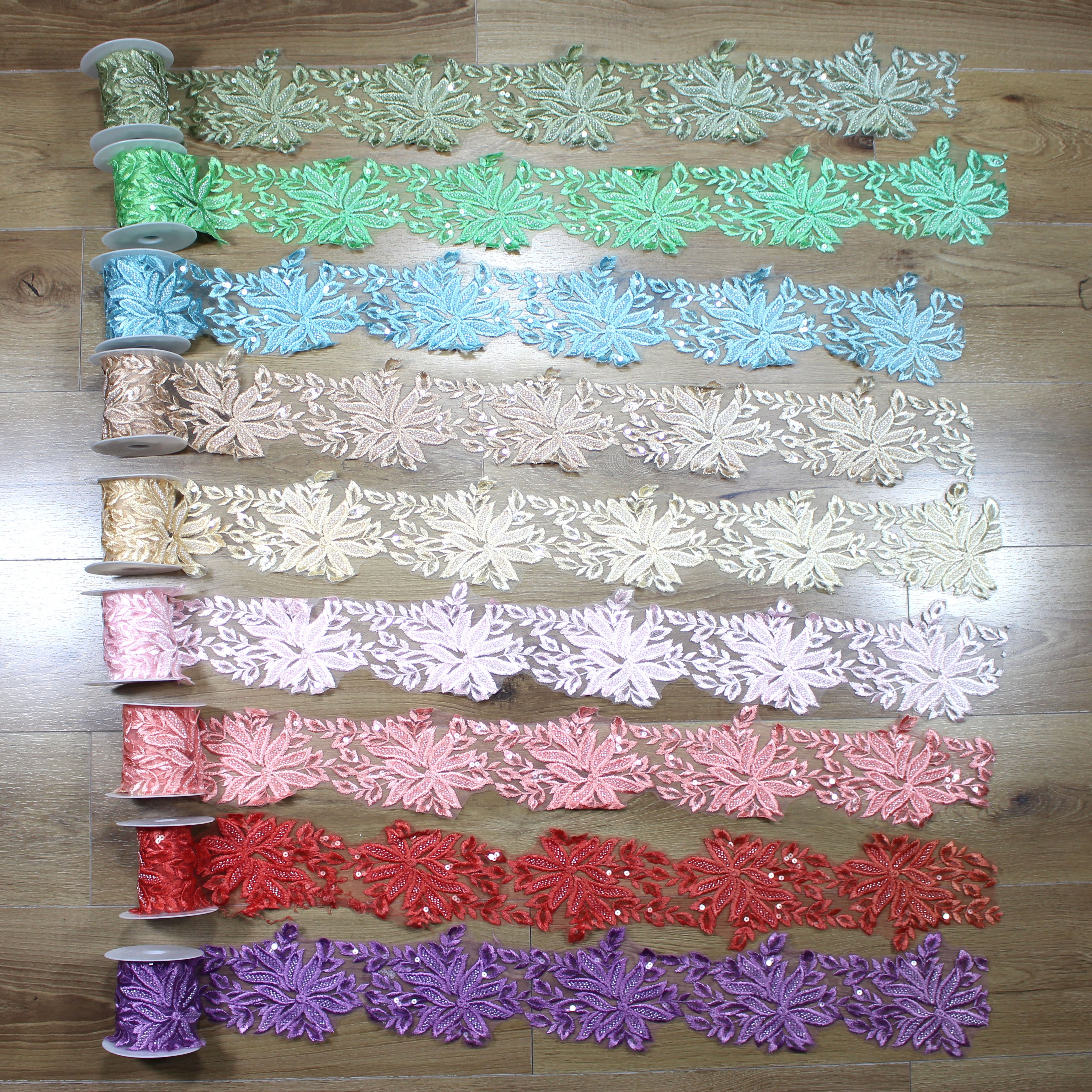 Hand-sewn beads lace handmade clothing accessories lace trim handmade beaded decorative accessories materials