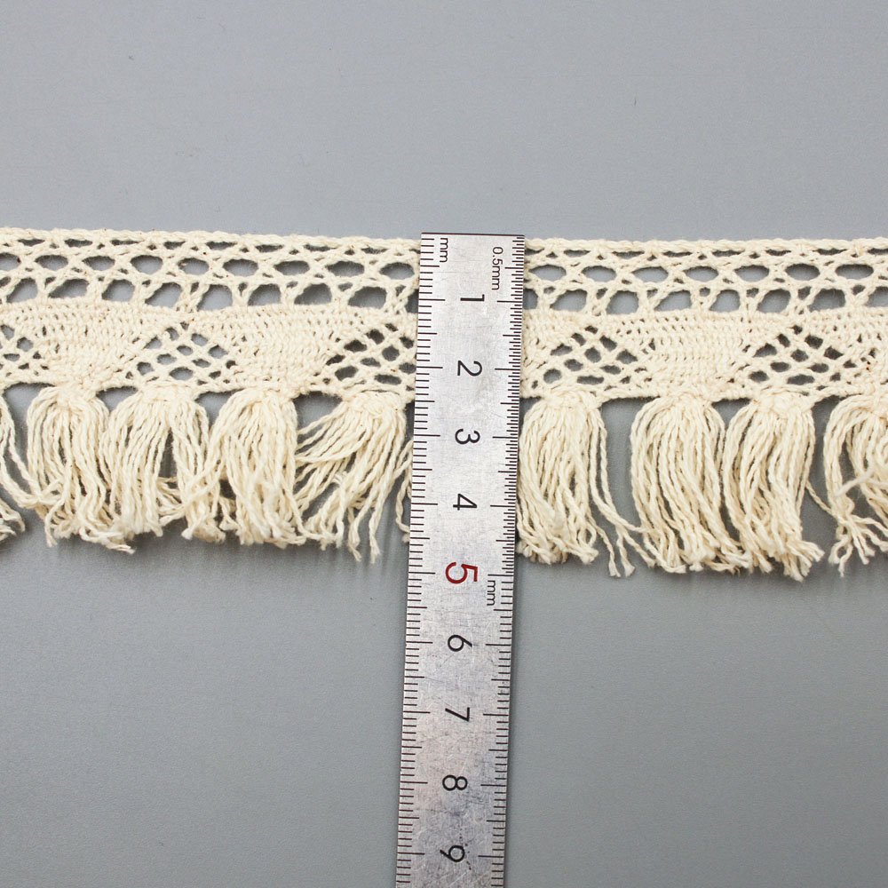 OEM embroidery border lace 100% polyester or 100% cotton crochet lace trim for clothing