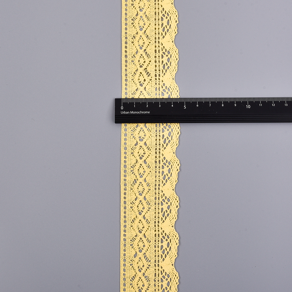 wholesale factory 100% cotton lace embroidery skin-friendly crochet lace trim for clothing