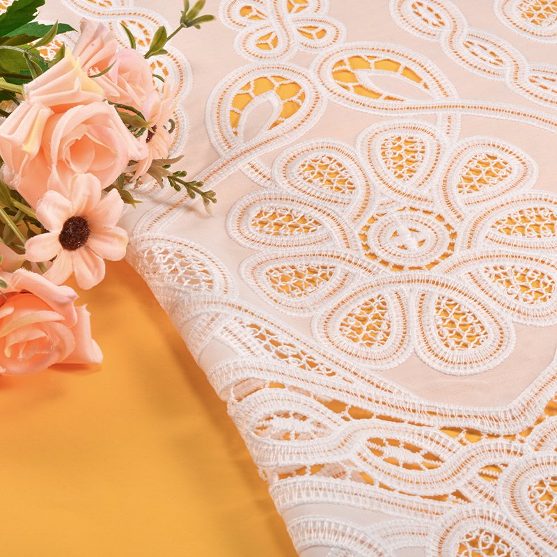 Milk Shreds White Embroidery Bridal Wedding Roll guipure lace Trimming Ribbon Lace Trim For Dress