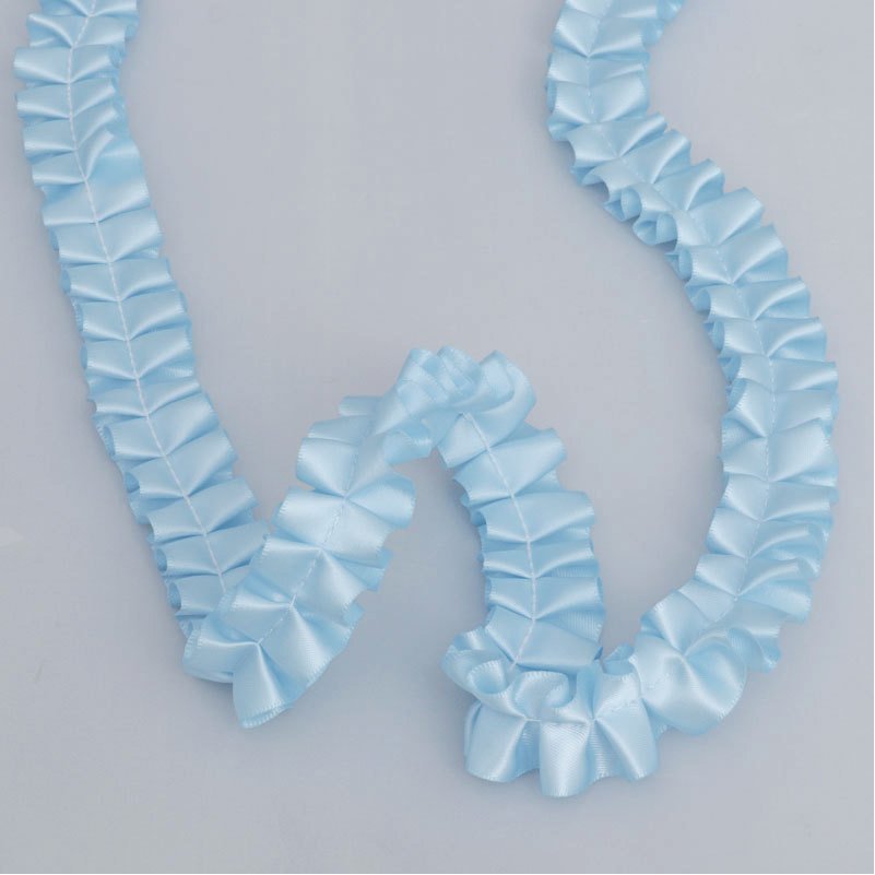 3D Organza Ruffle Trim Bridal Lace Trim Pleated Trim for Wedding Dress Wedding Decoration & Supplies Lace Ribbon