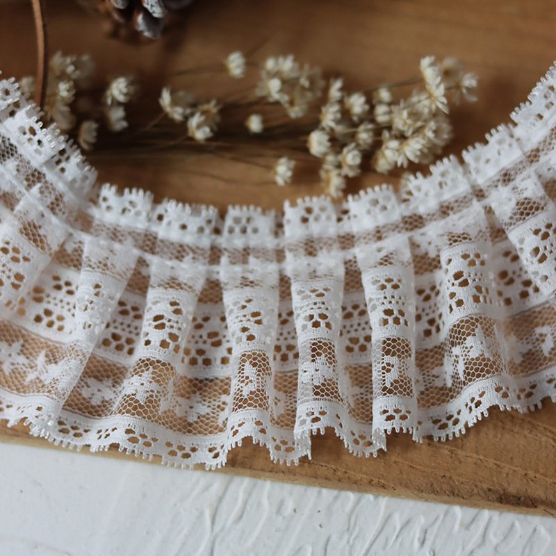 High Quality Decorative Lace Trimming Narrow Lace Trim Clothing Mesh Fabric Trimming