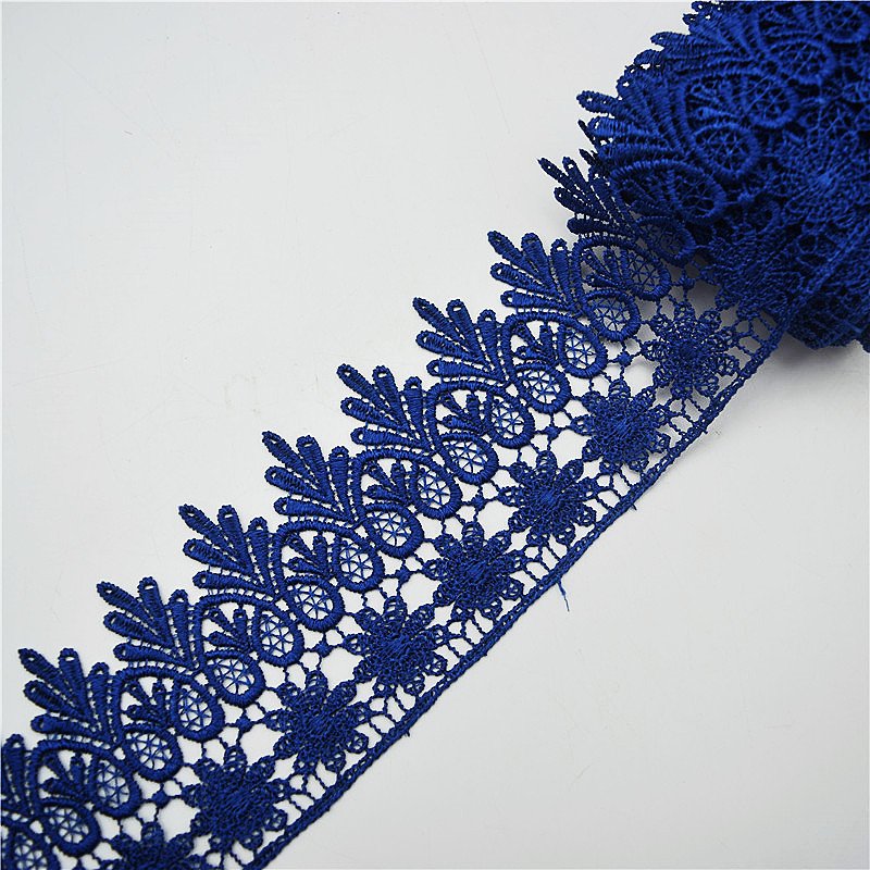 Fabric Dress Lace Trim for Robe Cheap African Lace Nigerian Embroidery Factory Wholesale 100% Polyester Sustainable Crocheted