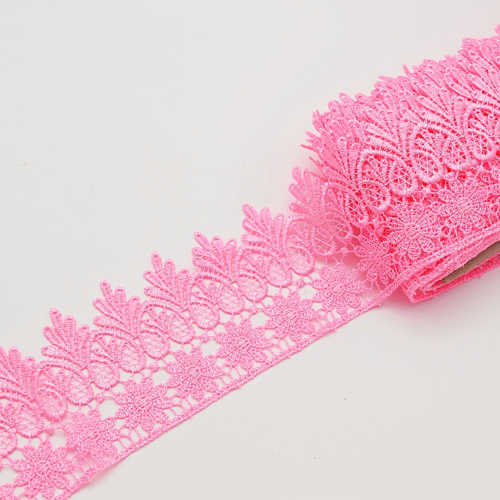 Fabric Dress Lace Trim for Robe Cheap African Lace Nigerian Embroidery Factory Wholesale 100% Polyester Sustainable Crocheted