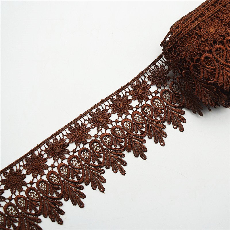 Fabric Dress Lace Trim for Robe Cheap African Lace Nigerian Embroidery Factory Wholesale 100% Polyester Sustainable Crocheted