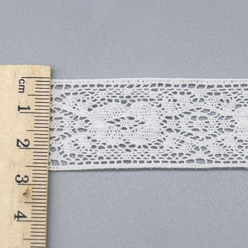 High-grade crochet lace trim craft 100% cotton border lace for clothing