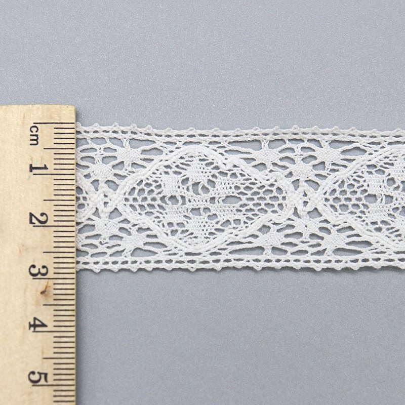 High-grade crochet lace trim craft 100% cotton border lace for clothing
