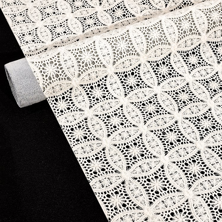 Wholesale White Embroidery Delicate Cotton Flower Car Bone Border Lace Trim For Wedding Dress