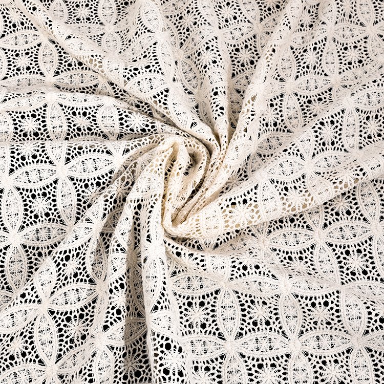 Wholesale White Embroidery Delicate Cotton Flower Car Bone Border Lace Trim For Wedding Dress