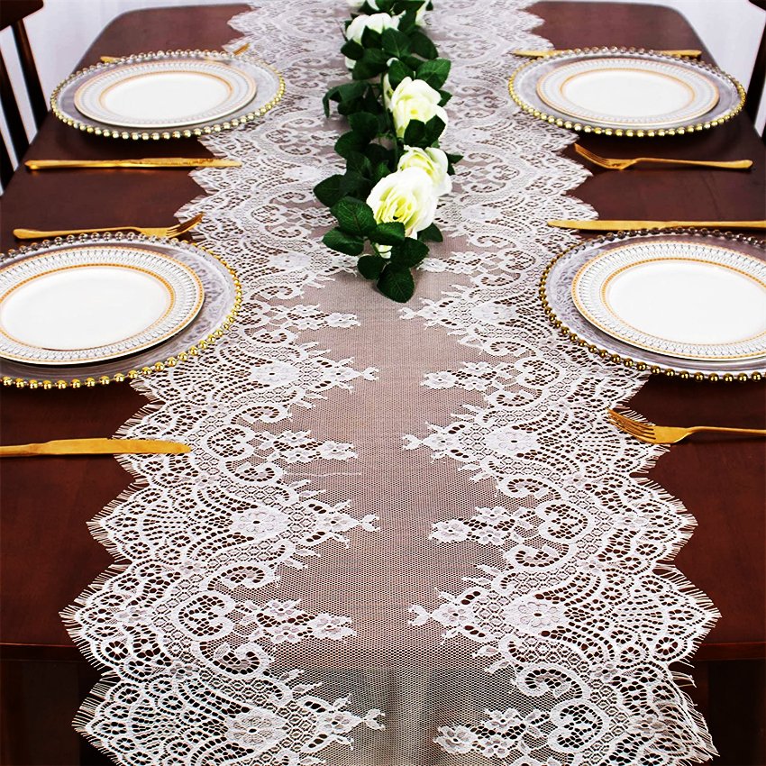 Zeal High Quality Chantilly Lace Trim Fabrics Custom DIY Tablecloth Eyelash Trimming Underwear Decoration Fashion Bridal Lace