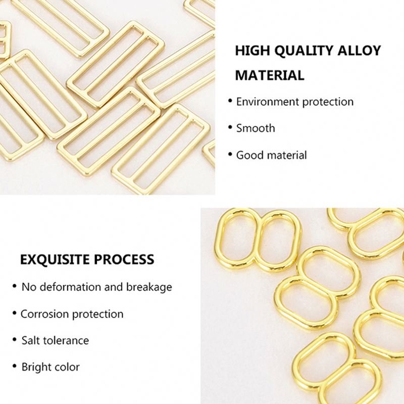 Hotsale Swimwear Accessories Metal Custom Bikini Connector U Novelty Accessory Trims For Swimwear