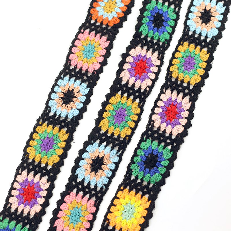 5.5cm white colors crochet lace trimming embroidery Lace Trimming for clothing dress bag accessories