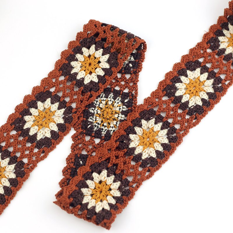 5.5cm white colors crochet lace trimming embroidery Lace Trimming for clothing dress bag accessories