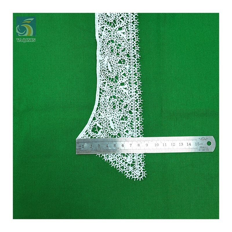 YX2715 2024 New Fashion Lace Trim Dress Garment Accessories 3CM Embroidery Cotton Trim Lace for Dress