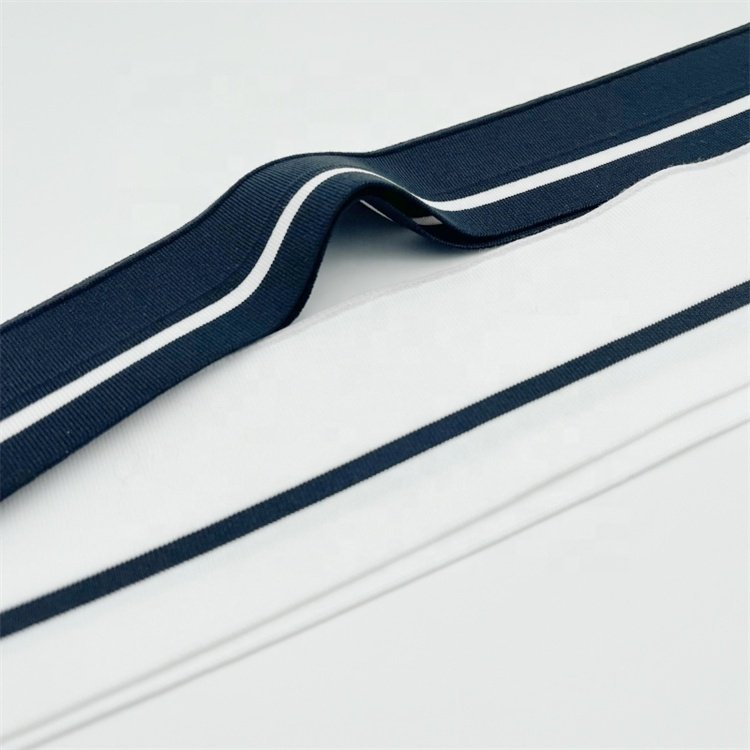 Eco-friendly neck rib used for trim collar basketball jersey on-demand customization