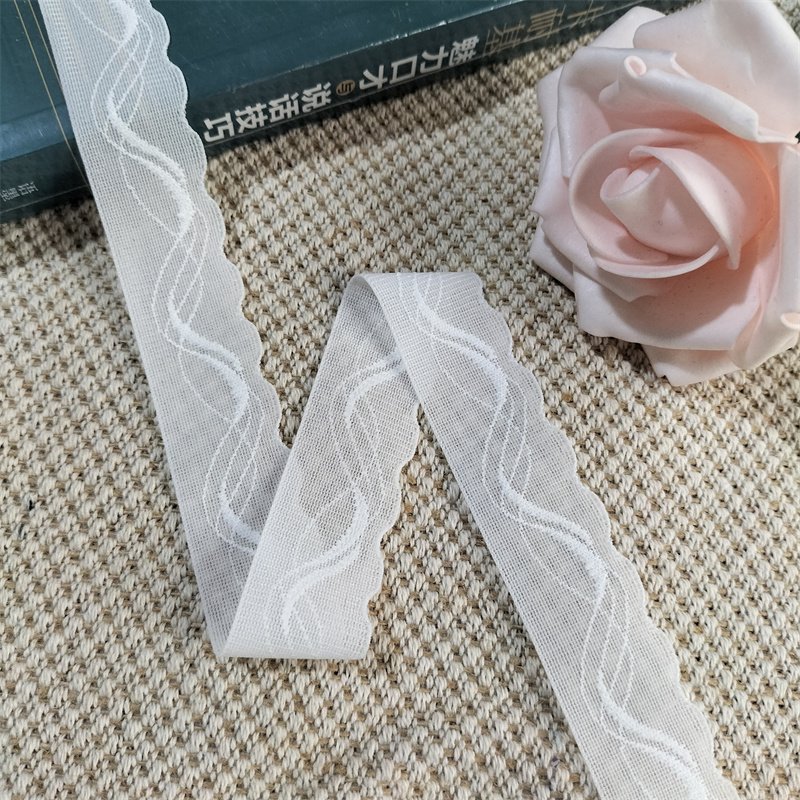 LS1424 8-3,7-4 2cm Stretch Elastic Lace Trim Floral Lace Fabric Elastic Lace Ribbons for Crafts and Gift Wrapping Decorating