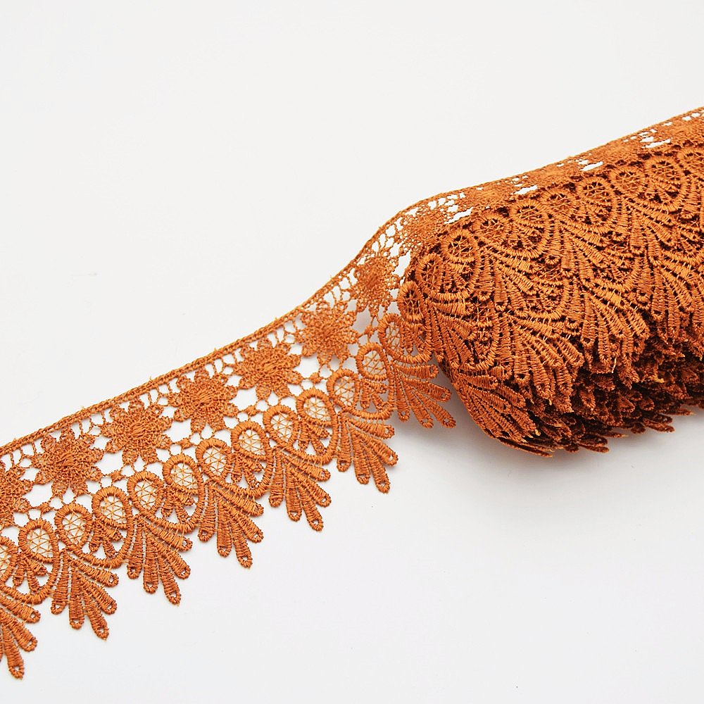 Hot selling cheap African Lace Nigerian Embroidery fabric Dress Lace Trim For Clothes