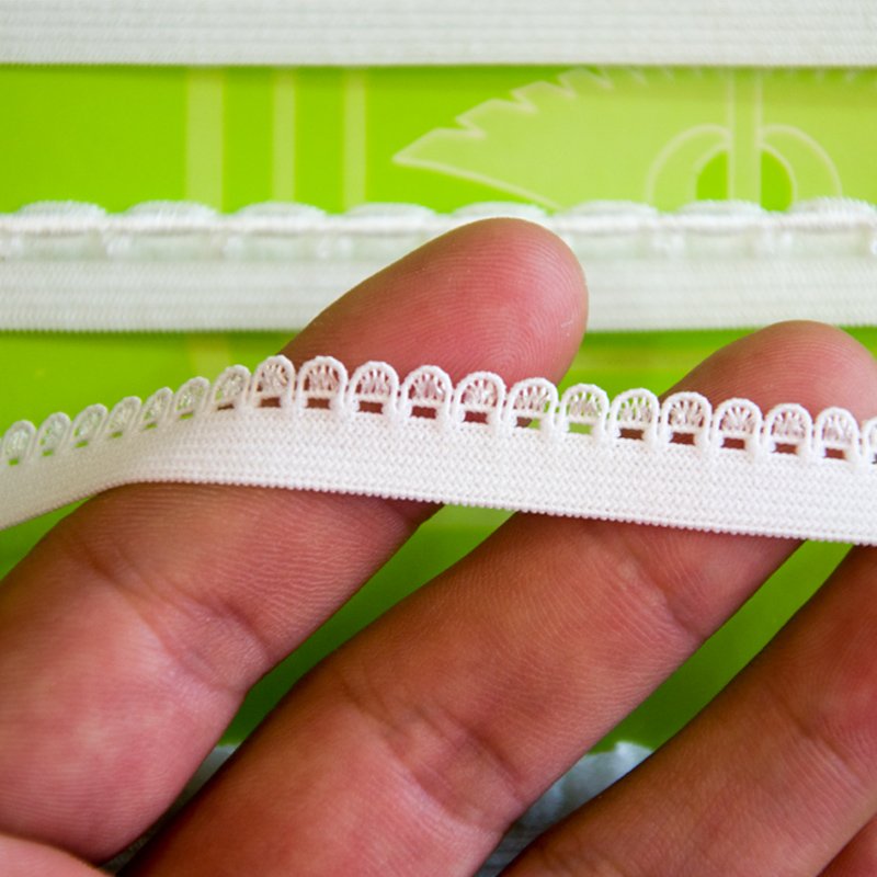 decorative woven ruffle elastic lace trim lace elastic band