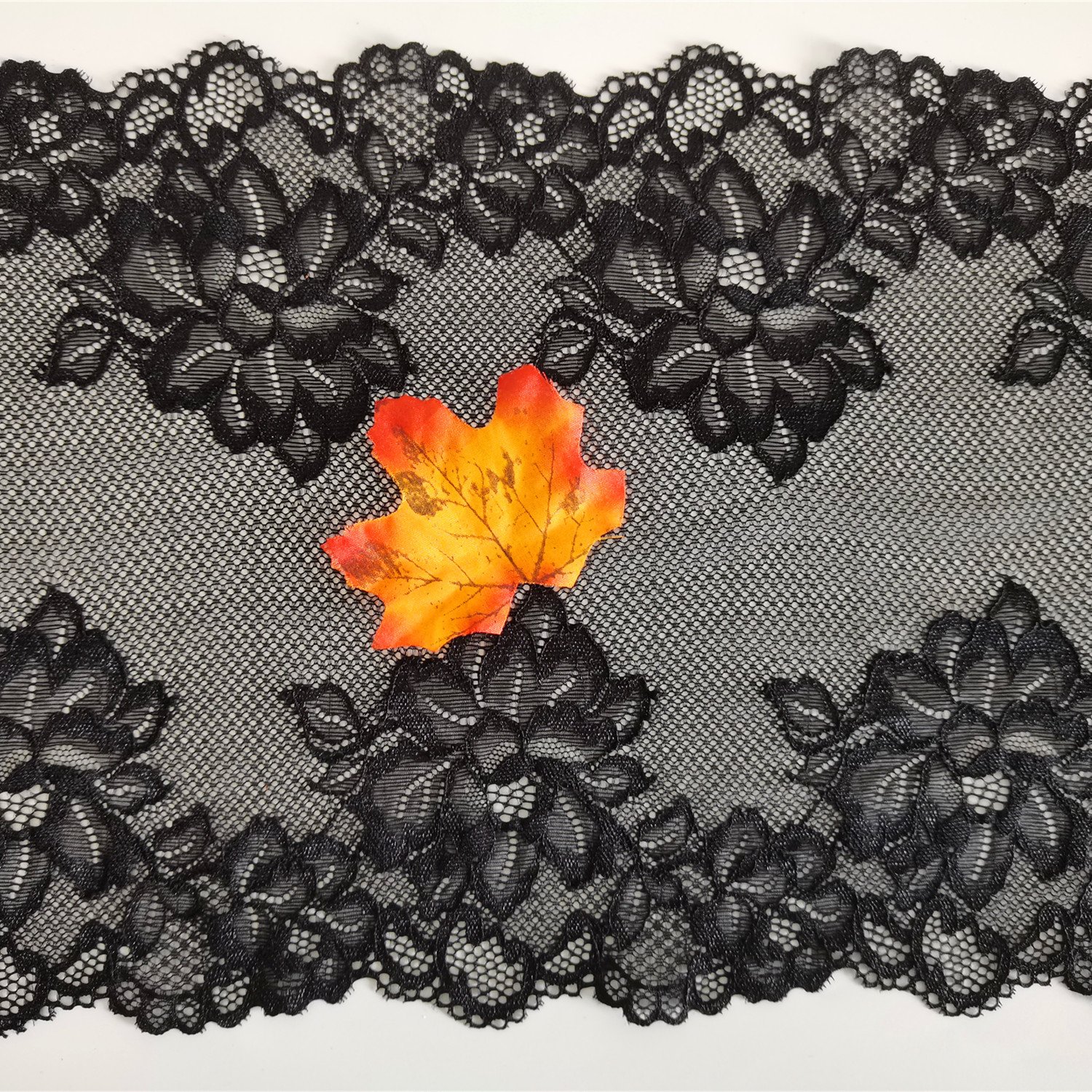 Beautiful Stretch Lace Trim Nylon Spandex Elastic Clothing Decorative Latest French Style Bra 3D Mesh Fabric Yard per Kg